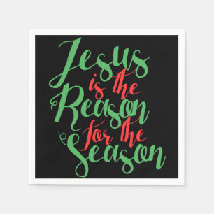 Jesus ist der Grund für die Saison Serviette