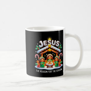 Jesus ist der Grund für die Weihnachts-Gingerbread Kaffeetasse