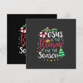 Jesus ist der Grund für die Weihnachtskarte der Sa (Vorne/Hinten)