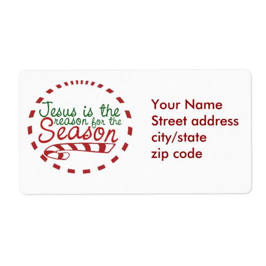 Jesus ist der Grund für die Weihnachtszeit (Vorne)