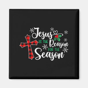 Jesus ist der Grund für die Weihnachtszeit Chris Magnet