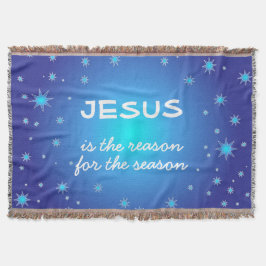 Jesus ist der Grund für die Weihnachtszeit Decke