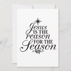 Jesus ist der Grund für die Weihnachtszeit  Einladung