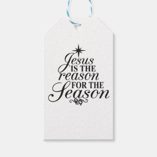 Jesus ist der Grund für die Weihnachtszeit Geschenkanhänger