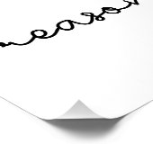 Jesus ist der Grund für die Weihnachtszeit Jesus Poster (Ecke)