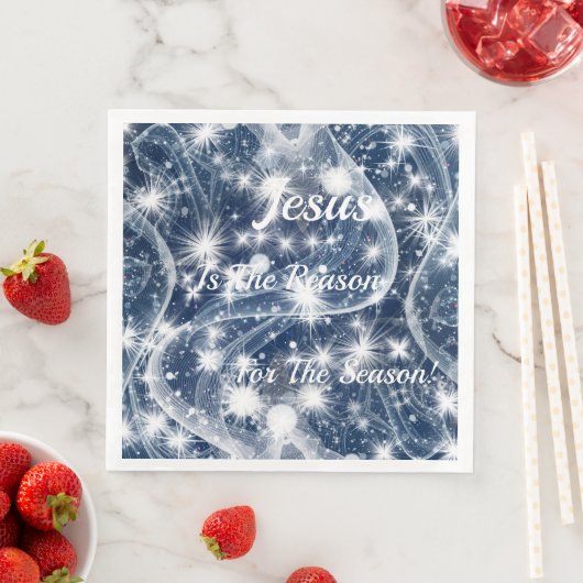 Jesus ist der Grund für die Weihnachtszeit Serviette (Beispiel)