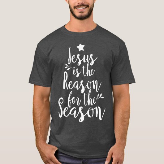 Jesus ist der Grund für die Weihnachtszeit T-Shirt (Vorderseite)