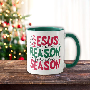 Jesus ist der Grund für die Weihnachtszeit Tasse