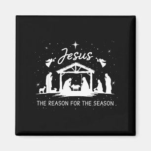 Jesus ist der Grund für die Weihnachtszeit Xmas Magnet