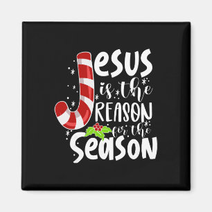 Jesus ist der Grund für die Weihnachtszeit Xmas Magnet