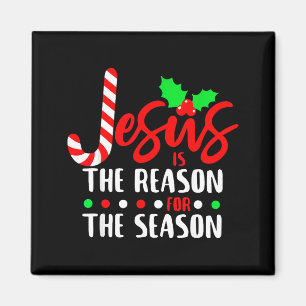 Jesus ist der Grund für die Weihnachtszeit Xmas Magnet