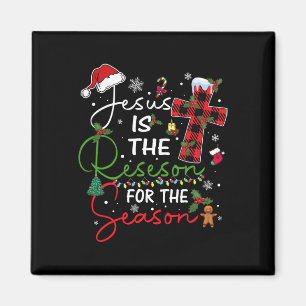 Jesus ist der Grund für die Weihnachtszeit Xmas Magnet
