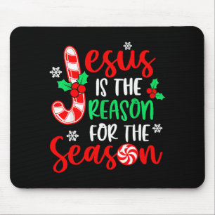 Jesus ist der Grund für die Weihnachtszeit Xmas Mousepad