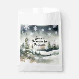 Jesus ist der Grund für die Wintersaison Geschenktütchen