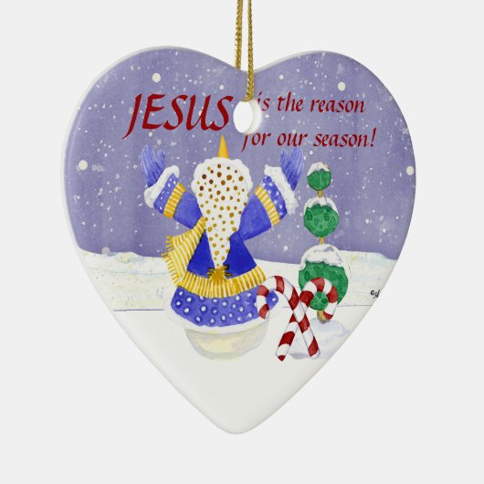 Jesus ist der Grund für unsere Saison Ornament (Rechts)