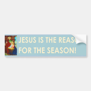 Jesus ist der Grund für Weihnachten der Jahreszeit Autoaufkleber