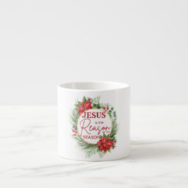 Jesus ist der Grund für Weihnachten der Jahreszeit Espressotasse