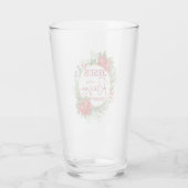 Jesus ist der Grund für Weihnachten der Jahreszeit Glas (Rückseite)