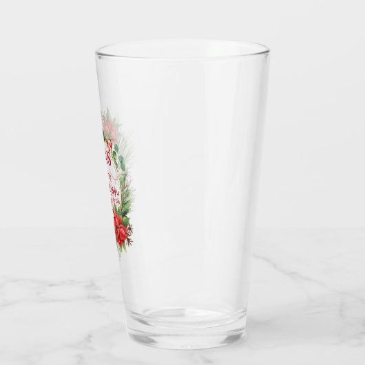 Jesus ist der Grund für Weihnachten der Jahreszeit Glas (Links)