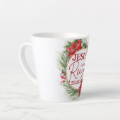 Jesus ist der Grund für Weihnachten der Jahreszeit Milchtasse (Linke Ecke)