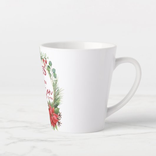 Jesus ist der Grund für Weihnachten der Jahreszeit Milchtasse (Rechts)