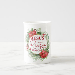 Jesus ist der Grund für Weihnachten der Jahreszeit Porzellantasse