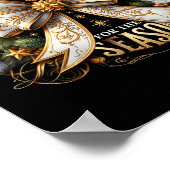 Jesus ist der Grund für Weihnachten der Jahreszeit Poster (Ecke)