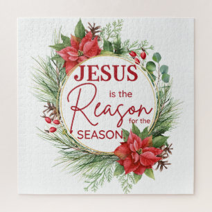 Jesus ist der Grund für Weihnachten der Jahreszeit Puzzle