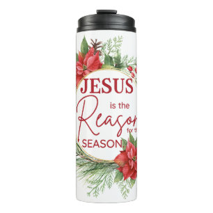 Jesus ist der Grund für Weihnachten der Jahreszeit Thermosbecher