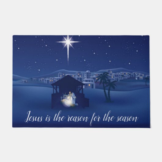 Jesus ist der Grund Fußmatte (Vorderseite)