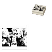 Jesus ist der Grund Gummistempel (Stempel)