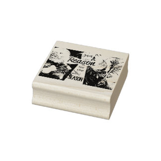 Jesus ist der Grund Gummistempel