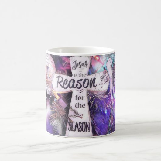 Jesus ist der Grund Kaffeetasse (Mittel)