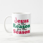 Jesus ist der Grund Kaffeetasse (Links)