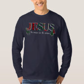 Jesus ist der Grund Kariert T-Shirt (Vorderseite)