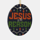 Jesus ist der Grund Keramik Ornament (Rechts)