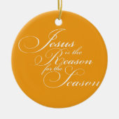 Jesus ist der Grund Keramik Ornament (Vorne)