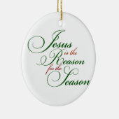 Jesus ist der Grund Keramikornament (Rechts)