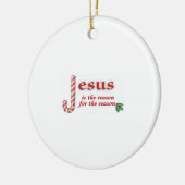 Jesus ist der Grund Keramikornament (Links)