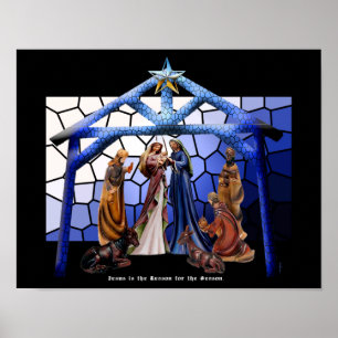 Jesus ist der Grund - Krippenbekenntnisse Poster