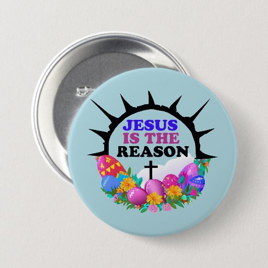 Jesus ist der Grund - Osterreich Button (Vorne & Hinten)