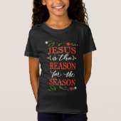 Jesus ist der Grund während der geselligen T-Shirt (Vorderseite)