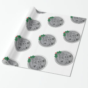 Jesus ist der Grund während der Jahreszeit Geschenkpapier