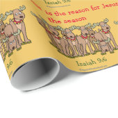 Jesus ist der Grund während der Jahreszeit Geschenkpapier (Rolleneckpunkt)