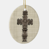 "Jesus ist der Grund während der Jahreszeit" Keramikornament (Rechts)