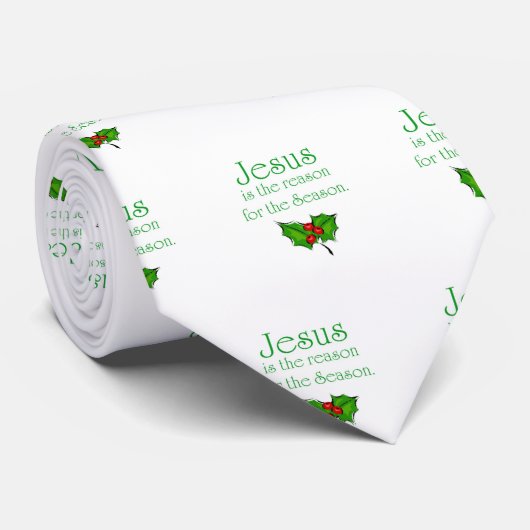 Jesus ist der Grund während der Jahreszeit Krawatte (Gerollt)