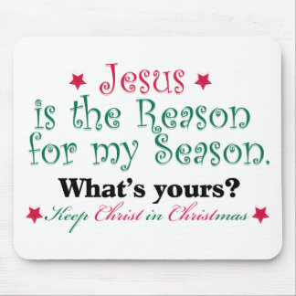 Jesus ist der Grund während meiner Jahreszeit Mousepad
