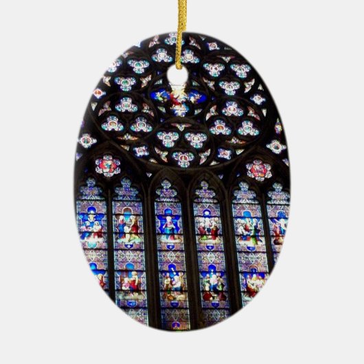 'Jesus ist der Grund ...' Weihnachten 2025 - Ornam Keramik Ornament (Vorne)