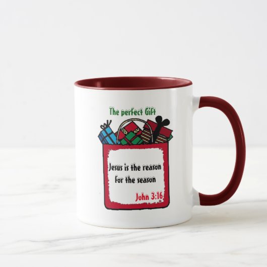 Jesus ist der Grund, Weihnachten individualisieren Tasse (Rechts)