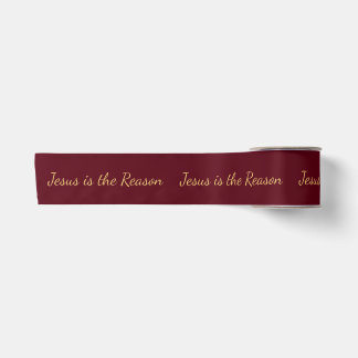 Jesus ist der Grund Weihnachten Rote Band Satinband